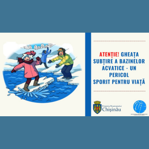 Atenție! Gheața subțire a bazinelor acvatice – un pericol sporit pentru viață