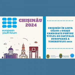 Organizațiile de tineret sunt îndemnate să susțină candidatura orașului Chișinău pentru obținerea titlului de capitală Europeană a Tineretului