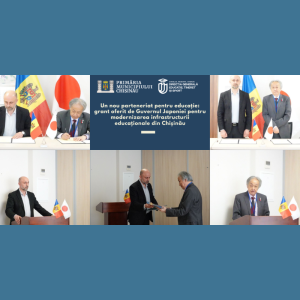 Un nou parteneriat pentru educație: grant oferit de Guvernul Japoniei pentru modernizarea infrastructurii educaționale din Chișinău